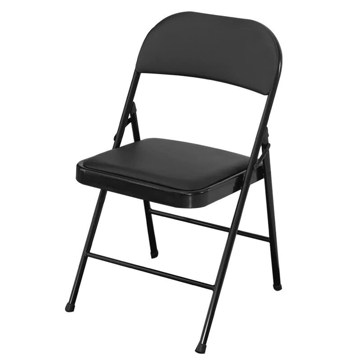 Silla plegable SKY-TOUCH con asientos acolchados, multifuncional, portátil, para el hogar, el comedor, la oficina, la pesca al aire libre, color negro