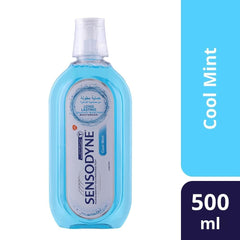 Sensodyne Mouthwash For Sensitive Teeth, Alcohol Free Mouth Wash, Cool Mint Flavour, 500 Ml