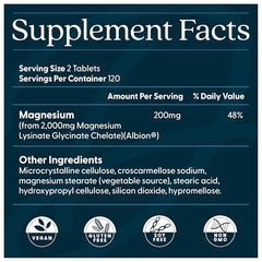 Doctor’s Best High Absorption Magnesium Glycinate Lysinate Supplement - 100% Chelated for Maximum Absorption - Magnesium for Sleep and Muscle Relaxation - 200 Mg Per Serving - 240 Tablets