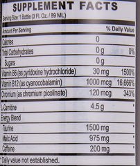 MUSCLE CORE NUTRITION L-Carnitine 4500 Tangerine, 89 Ml Box Of 12