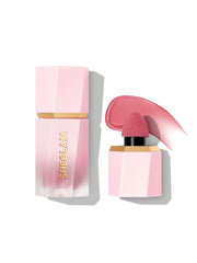 SHEGLAM Makeup - أحمر خدود سائل Color Bloom بلمسة نهائية غير لامعة - أحمر خدود جل كريمي مقاوم للماء يدوم طويلاً مع أداة تطبيق بطرف إسفنجي (Love Cake)، 5.2 جرام، عدد 1.0، 1