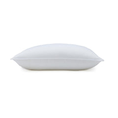 Almohadas de plumón alternativo de Amazon Basics, densidad media, para dormir boca arriba y de lado - Estándar, paquete de 2