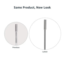 Magnetic ratchet screwdriver with long silver shaft and blue-and-black body