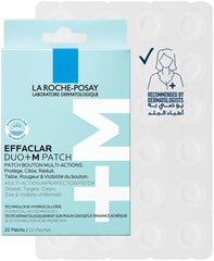 La Roche-Posay Effaclar Effaclar Duo+M 3H Invisible Pimple Patch Spot Treatment For Acne-Prone Skin, 22 Patches per Pack
