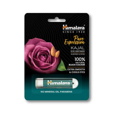 Himalaya desde 1930 Kajal 100% color negro natural fortificado con aceite de almendras y rosa de Damasco (2,7 g)
