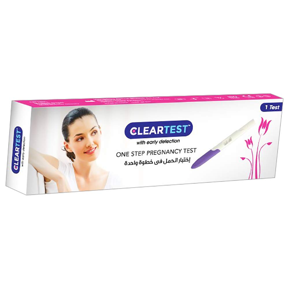 Cleartest One Step Pregnancy Rapid Test Midstream| Early Detection | Easy To Use | Results In 3 Min | 1 Test/Box