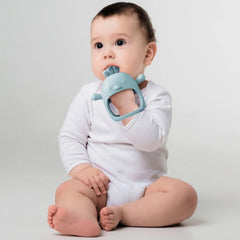 PandaEar 2 Pack Silicone Baby Teething Toys| Baby Hand Teether Mitten for Sucking Needs| Baby Chew Toys Hand Pacifier for Soothing Teething Pain Relief