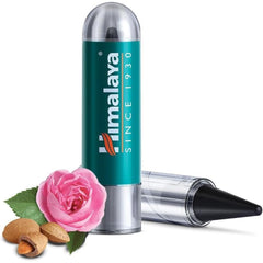 Himalaya desde 1930 Kajal 100% color negro natural fortificado con aceite de almendras y rosa de Damasco (2,7 g)