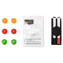 Whiteboard marker set with colorful magnetic dots and accessories pouch