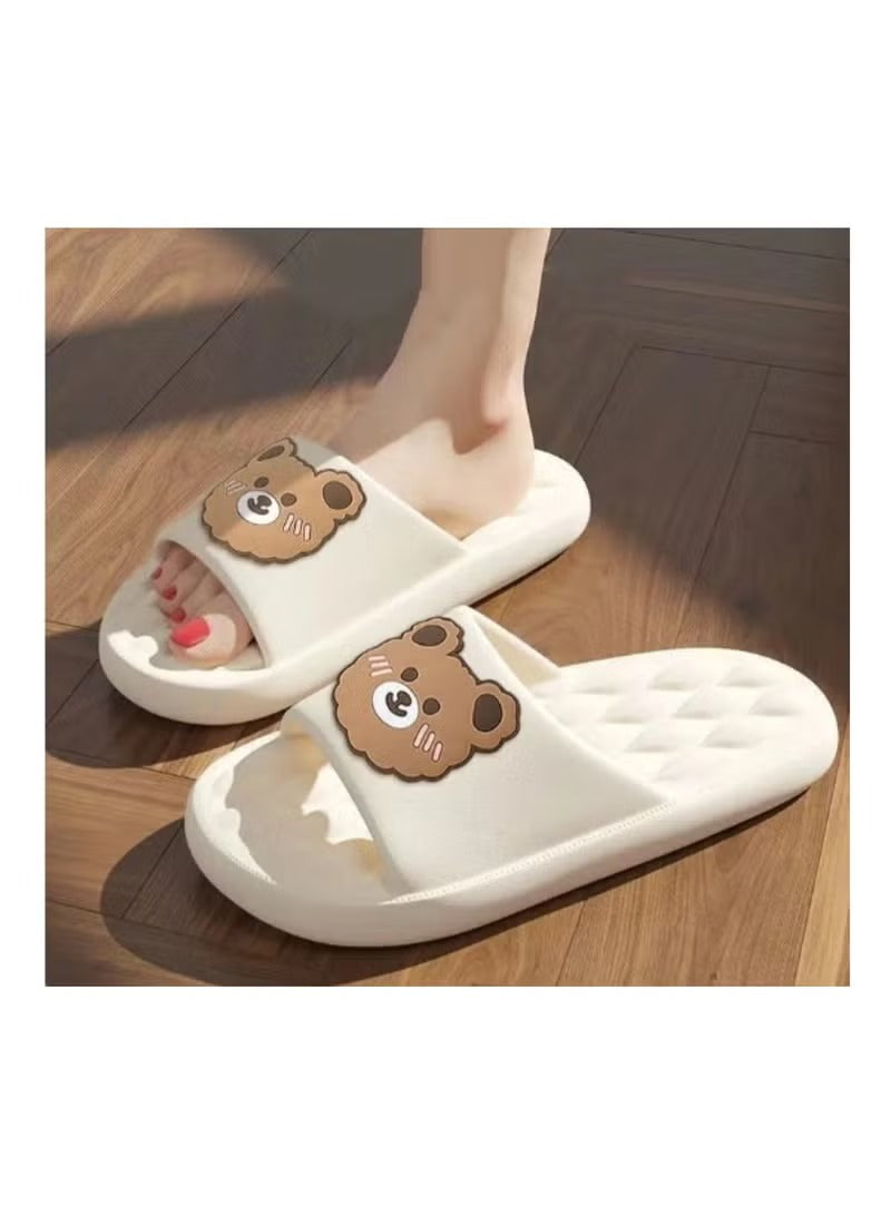 Cool Slippers Women Summer Home Bathroom Bath Silent Non-slip Cute Slippers 36-37