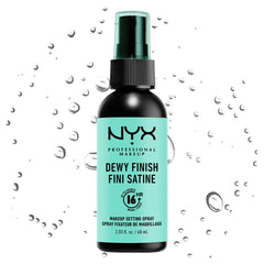 NYX Professional Makeup | بخاخ تثبيت المكياج بلمسة ندية - خفيف الوزن، يثبت المكياج حتى ١٦ ساعة - ٦٠ مل، لمسة ندية - رقم ٠٢