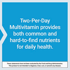 Life Extension Two-Per-Day with Vitamin B6, B12, C, E, D3, Magnesium & Zinc High Potency with Over 25 Multivitamins and Mineral Extracts Gluten Free & Non-GMO, 120 Capsules