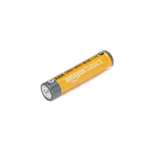 AAA alkaline battery single cylinder, yellow label with metal terminals