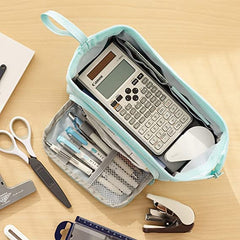 HVOMO Pencil Case Large Capacity Pencil Pouch Handheld Pen Bag Cosmetic Portable Gift for Office School Teen Girl Boy Men Women Adult