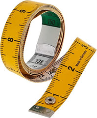 Soft Tape Measure For Body Measuring 150 cm, Fabric Sewing Tailor Cloth Knitting Home Craft Measurements With Snap Button Closure, Dual Sided