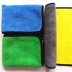 Showay Car Drying Towel, Assorted Color, 30 X 40 cm, BJ-1670, Pack of 3