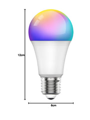 Smart Light Bulb, Multi Color Changing Dimmable Smart Wifi And Bluetooth Compatible With Alexa And Google Home Assistant, 10W