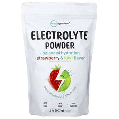 Micro Ingredients, Electrolytes, Lemon & Raspberry, 2 lb (907 g)