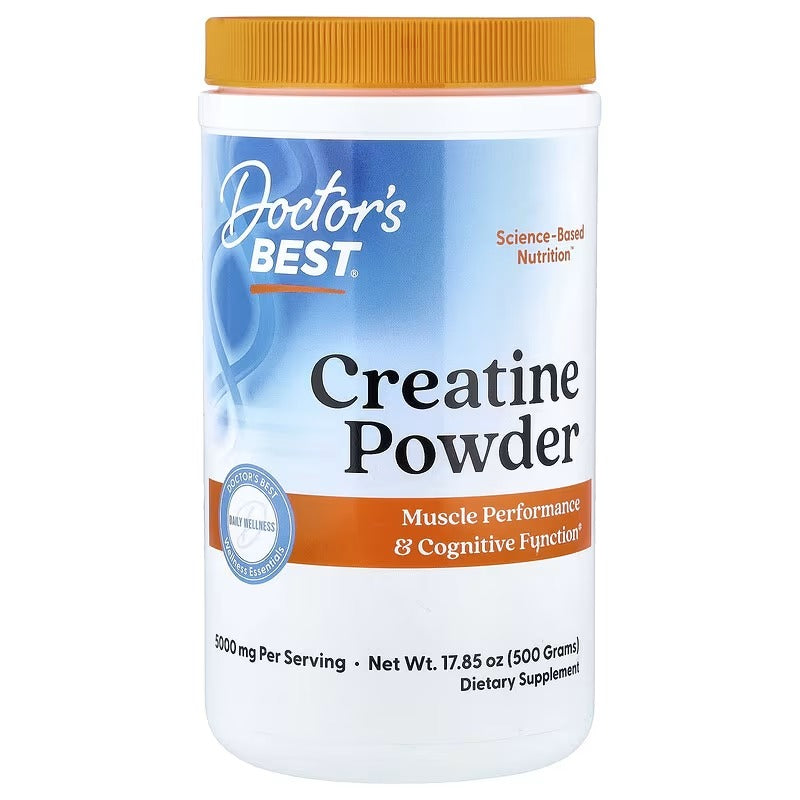 Doctor's Best, Creatine Powder, Unflavoured, 500 g (17.85 oz)