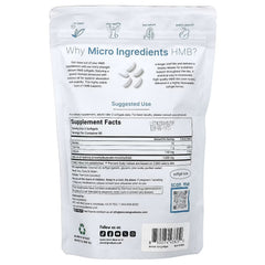 Micro Ingredients, HMB, 240 Capsules