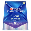 Crest, 3D Whitestrips, Dental Whitening Kit, 1 Hour Express, 20 Strips