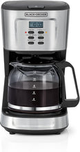 Black+DECKER 12-cup programmable coffee maker with LCD and glass carafe