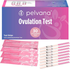 Pelvana Ovulation Test Strips for Women - Value Pack 30 LH Ovulation Tests Kit - Identify Your Peak Fertility Days for Your Best Chance at Conception - Ideal for Women Trying to Get Pregnant Naturally