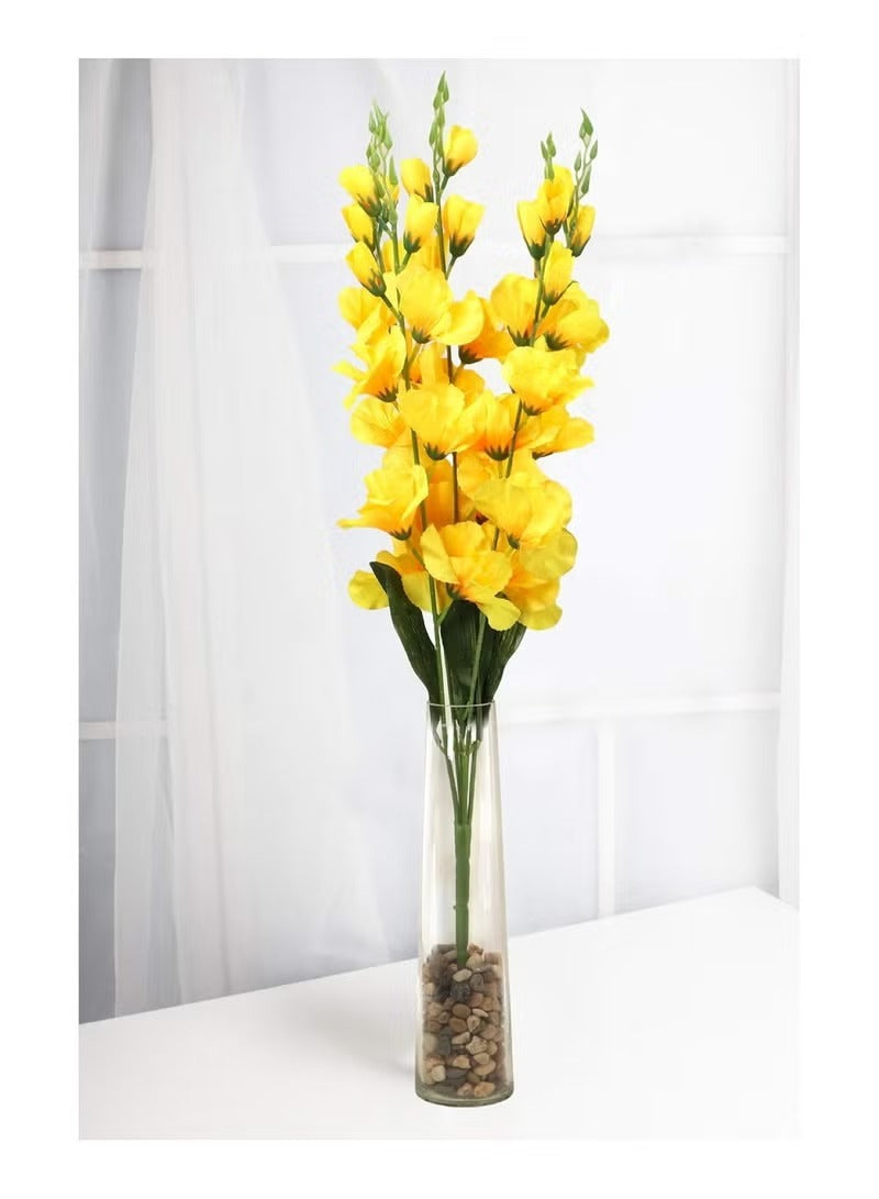 Artificial Dendrobium Flowers in Yellow Floral Display, Wedding Decor, Party Decoration online in Dubai and UAE at Mumzar.com better value compared to Noon, Amazon.ae, Carrefour, and Dubizzle when you shop for adults and kids at Mumzar.com free delivery in Dubai, Abu Dhabi, Sharjah, Ajman, Umm Al Quwain, Fujairah, and Ras Al Khaimah.