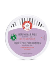 First Aid Beauty Ingrown Hair Pads with BHA + AHA – Aftershave Treatment (28 Pads) for Razor Bumps & Smooth Skin