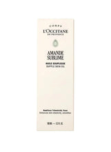 Skin oil box with printed Almond Sublime label and 100 ml text