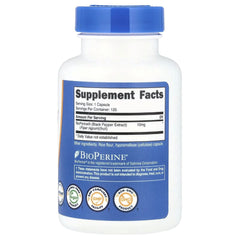 Nutricost Bioperine® 10 mg Capsules, 120 Capsules – Premium Black Pepper Extract Supplement