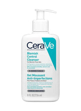 CeraVe blemish control gel cleanser with pump bottle for acne-prone skin