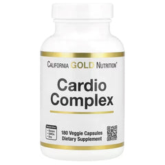 California Gold Nutrition Cardio Complex with CardioAmino Blend, CardioPhyto Blend & Coenzyme Q10 – 180 Veggie Capsules