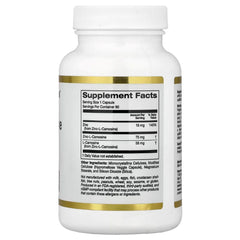 California Gold Nutrition Zinc-L-Carnosine Complex – 90 Veggie Capsules | Gut Health & Stomach Support