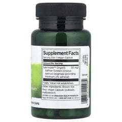 Swanson Vitamins Saffron Extract, 30 mg, 60 Vegan Capsules