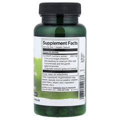 Swanson Vitamins CurQfen® Curcumin/Fenugreek Complex, Standardized, 500 mg, 60 Veggie Capsules