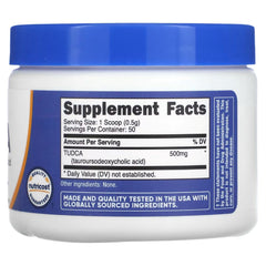 Nutricost TUDCA Powder Unflavoured – 0.9 oz (25g) | Pure Tauroursodeoxycholic Acid Supplement