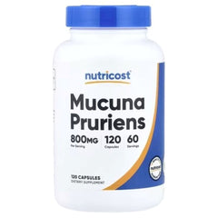 Nutricost Mucuna Pruriens 400mg – 120 Capsules | Premium Herbal Supplement