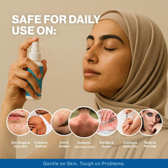 Hypochlorous Acid Facial Mist Spray – HOCl Hydrating Face Spray | All-in-One Toner Soothing & Refresher Face Mist – Alcohol-Free & pH Balanced, Safe for all Skin Types (100 ml)