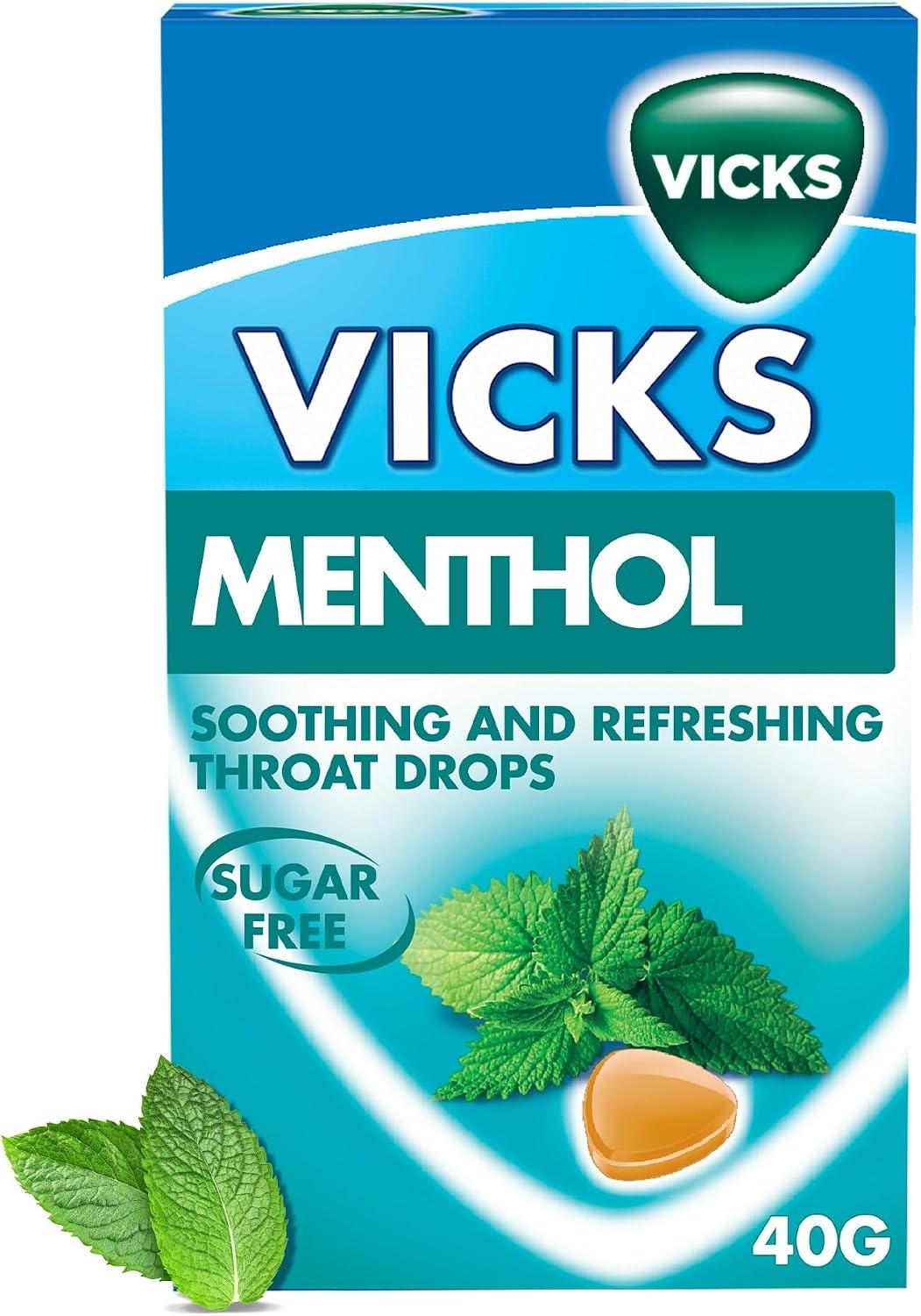 Vicks Menthol Throat Drops 40g