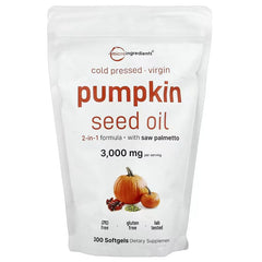 Micro Ingredients, Pumpkin Seed Oil, Cold Pressed, 300 SoftgelsMicro Ingredients, Pumpkin Seed Oil, Cold Pressed, 300 Softgels