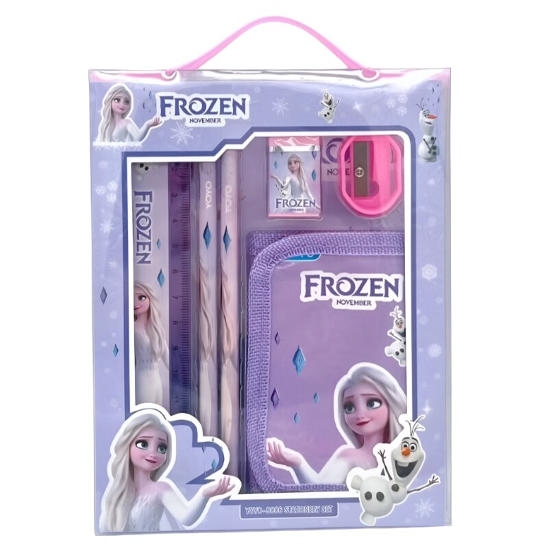 6-Piece Frozen Stationery Kit: Perfect Gift Set for Kids & Fans
