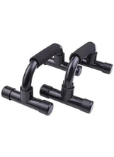Door anchor push-up handles, black