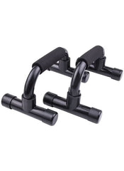Huitich 6-in-1 fitness kit black push-up bars with foam grip handles for home workouts