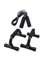 Huitich 6-in-1 fitness kit with push-up bars and jump rope for versatile home workouts