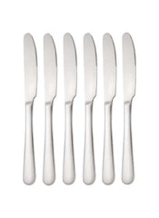 Huitich 6 piece knife set for dining with sleek stainless steel serrated blades and ergonomic handles