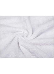 Huitich soft white 6 piece towel set made of absorbent plush fabric