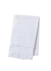 Huitich white 6 piece towel set with soft absorbent fabric for bathroom use