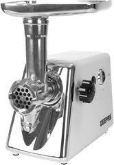 Geepas Stainless Steel Cutting Blade Meat Grinder |Meat Grinder, Electric Aluminium Gearbox, 2000W, | Metal Cutting Plates, Accessories, Metal Gears, Stainless Steel Blade