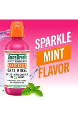 TheraBreath Healthy Smile Rinse, Sparkle Mint, 16 Oz